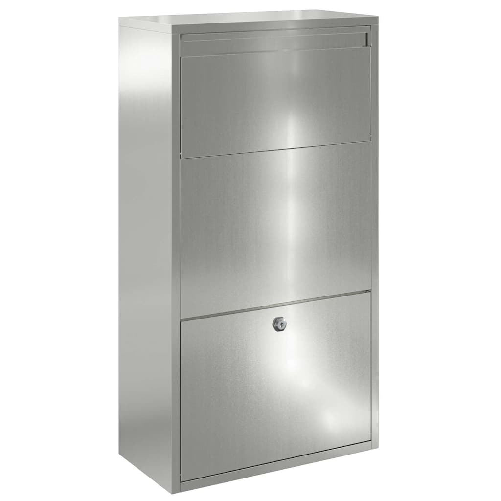 Cassetta per pacchi Argento 44 x 22 x 82 cm Acciaio zincato | homemem39
