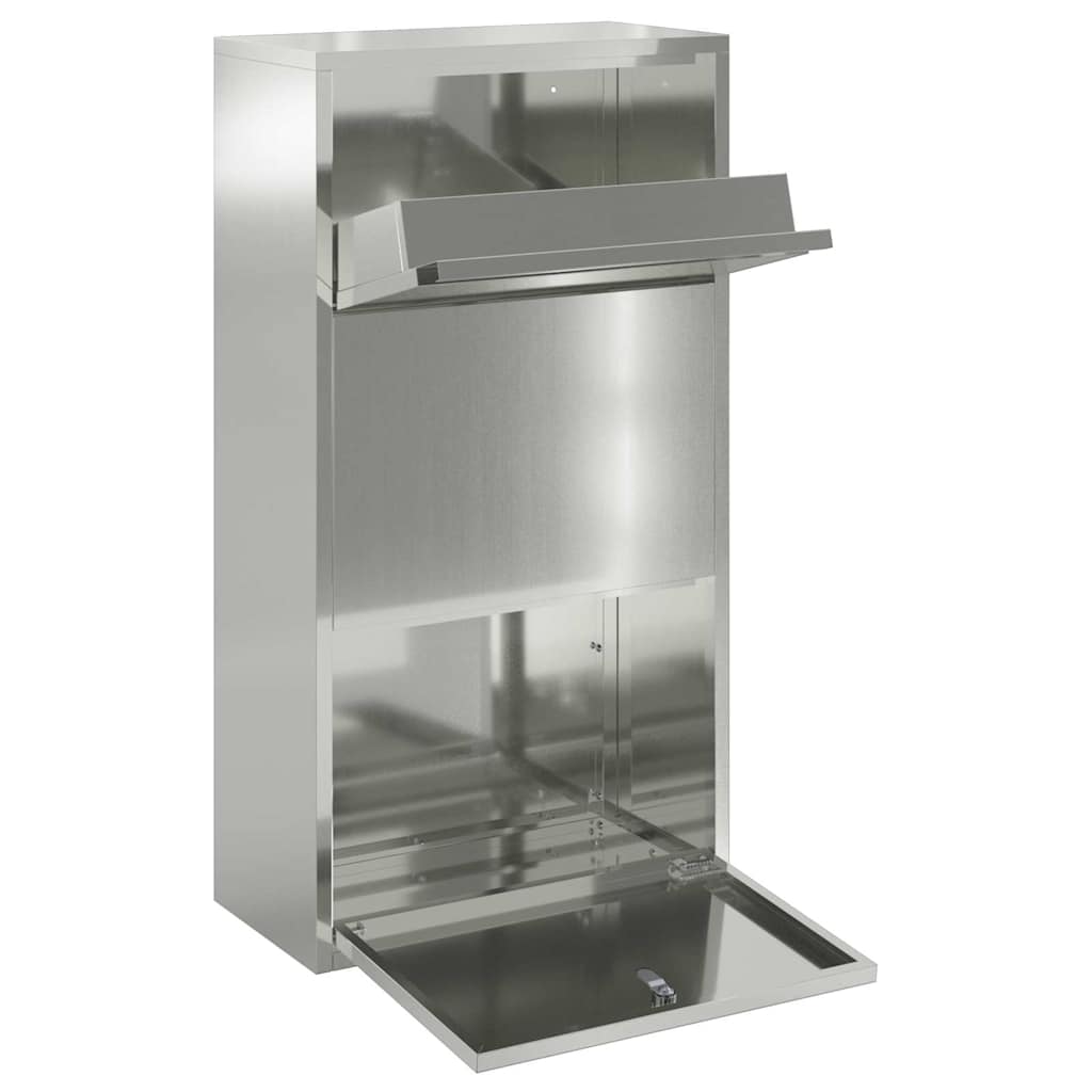 Cassetta per pacchi Argento 44 x 22 x 82 cm Acciaio zincato | homemem39