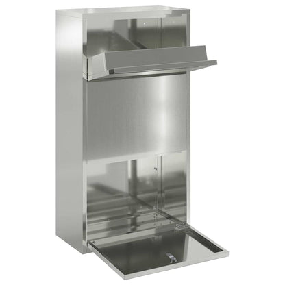Cassetta per pacchi Argento 44 x 22 x 82 cm Acciaio zincato | homemem39