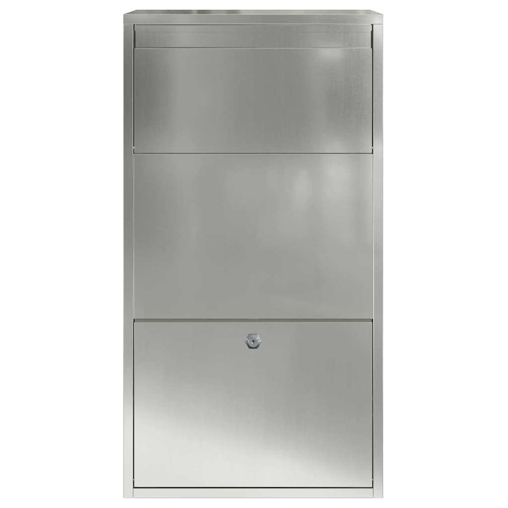 Cassetta per pacchi Argento 44 x 22 x 82 cm Acciaio zincato | homemem39