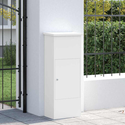 Cassetta per pacchi Bianco 44,5 x 29 x 110,5 cm Acciaio | homemem39