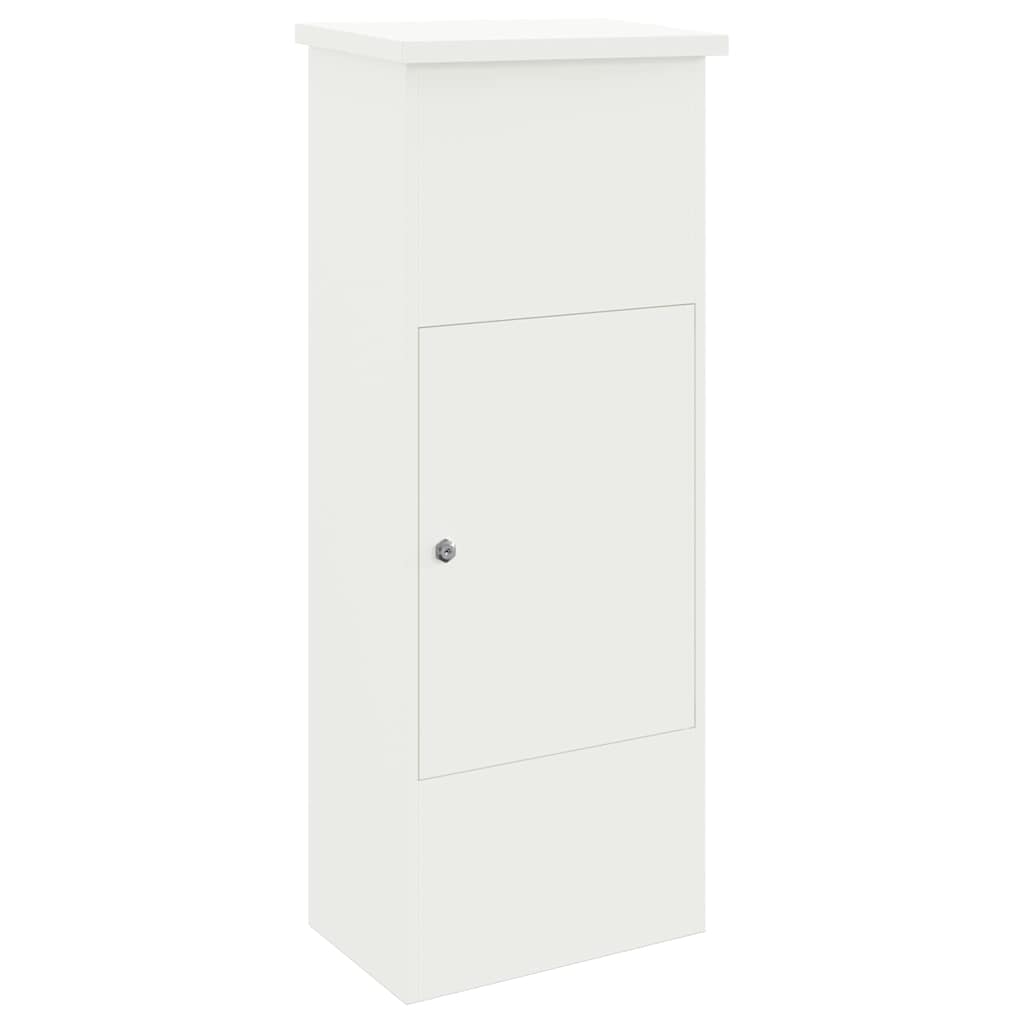 Cassetta per pacchi Bianco 44,5 x 29 x 110,5 cm Acciaio