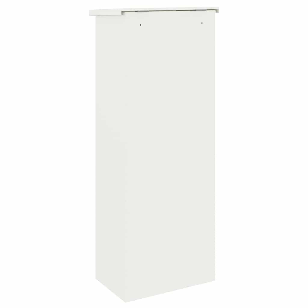 Cassetta per pacchi Bianco 44,5 x 29 x 110,5 cm Acciaio | homemem39