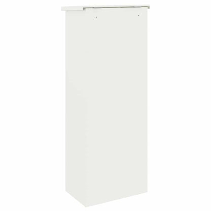Cassetta per pacchi Bianco 44,5 x 29 x 110,5 cm Acciaio | homemem39