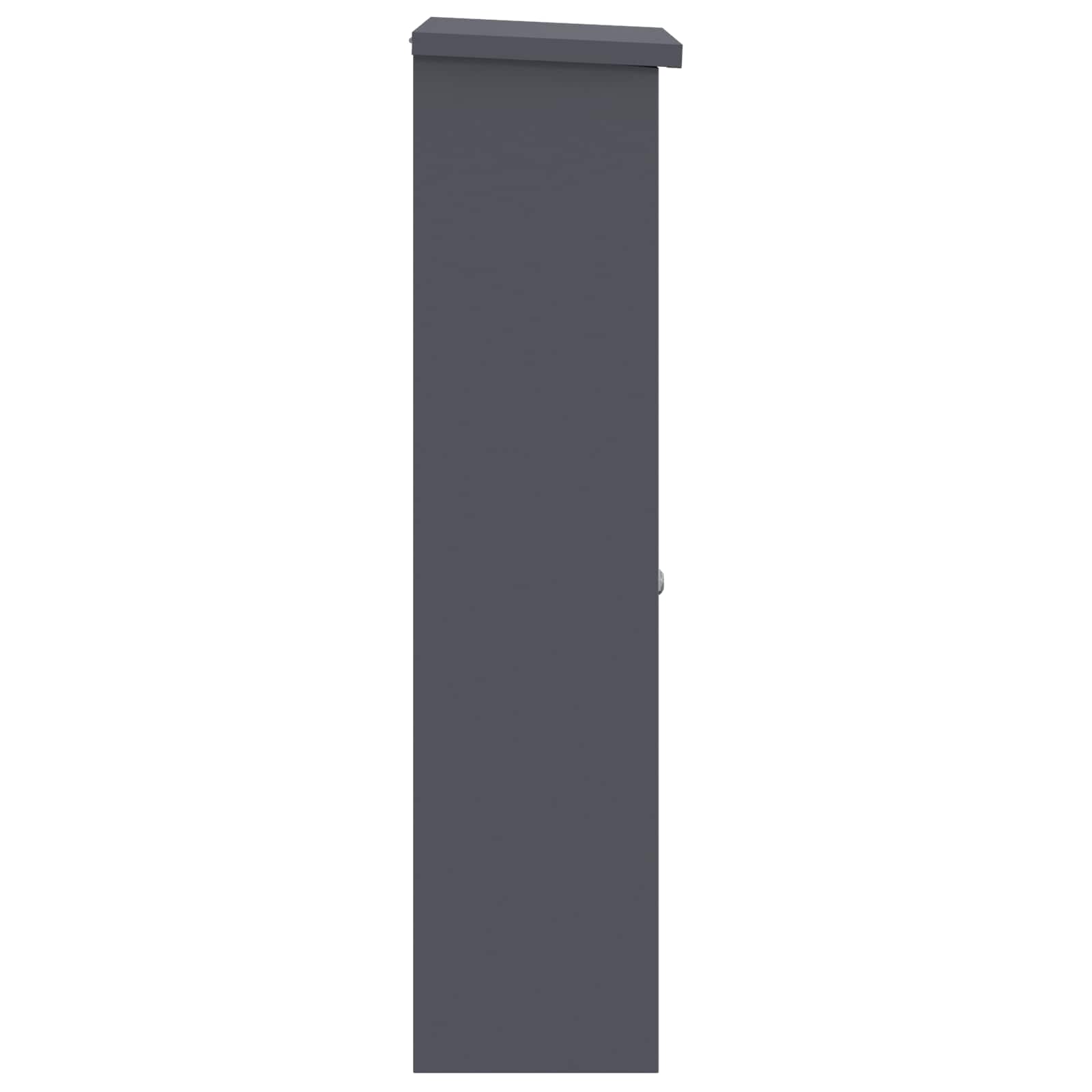 Cassetta per pacchi Antracite 44,5 x 29 x 110,5 cm Acciaio | homemem39