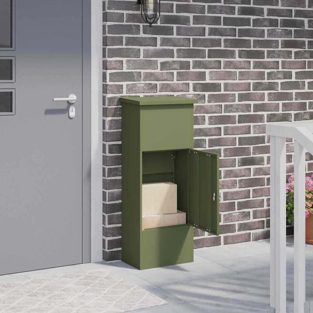 Cassetta per pacchi Oliver verde 44,5 x 29 x 110,5 cm Acciaio