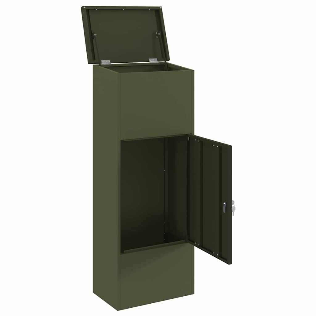 Cassetta per pacchi Oliver verde 44,5 x 29 x 110,5 cm Acciaio | homemem39