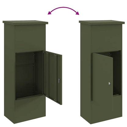 Cassetta per pacchi Oliver verde 44,5 x 29 x 110,5 cm Acciaio | homemem39