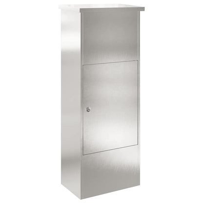 Cassetta per pacchi con porta Argento 44,5 x 29 x 110,5 cm | homemem39