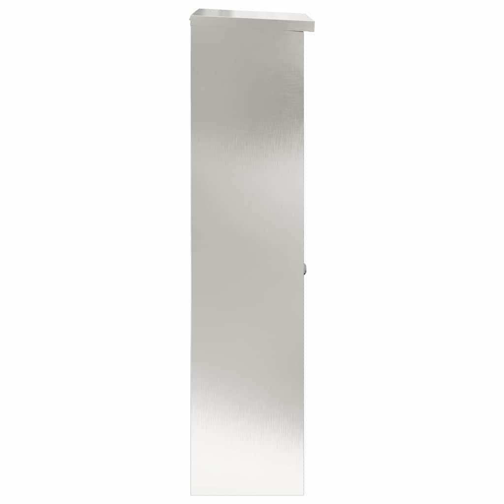 Cassetta per pacchi con porta Argento 44,5 x 29 x 110,5 cm | homemem39