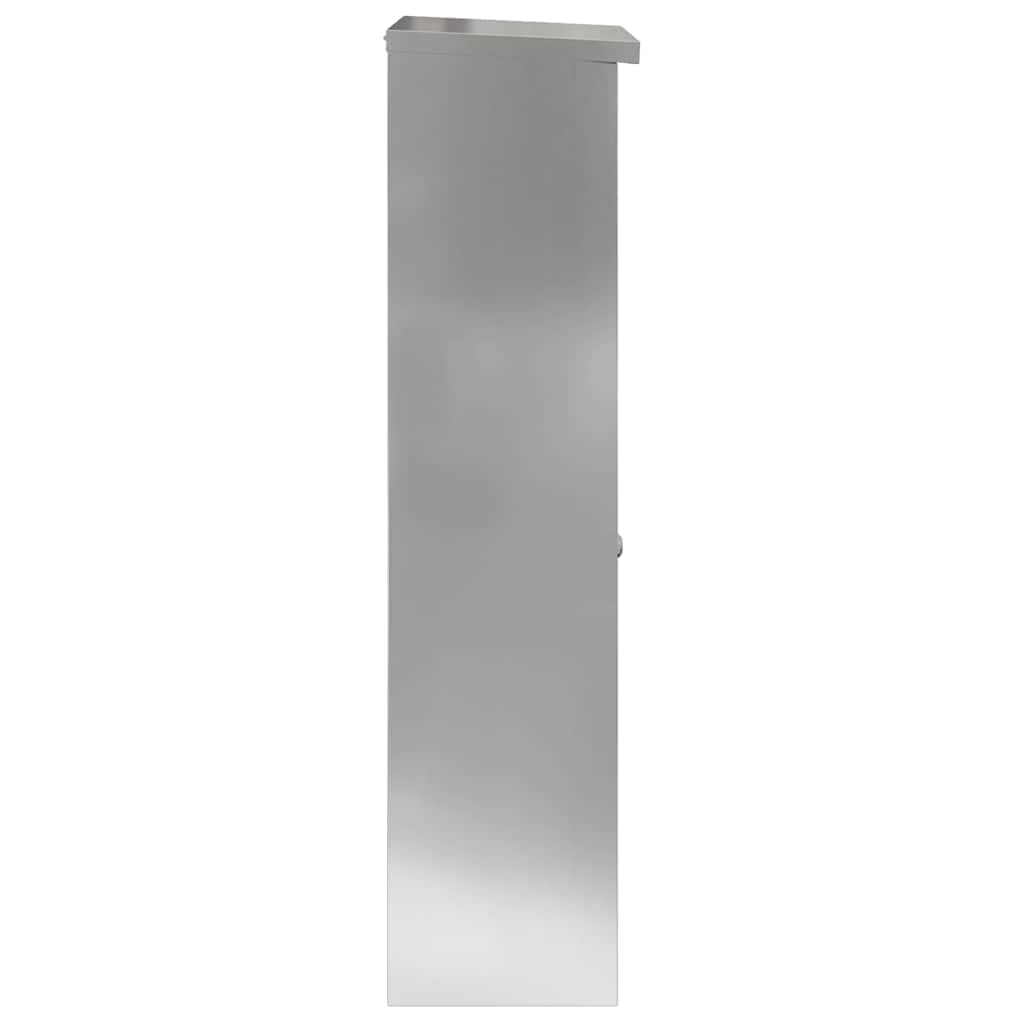 Cassetta per pacchi Nero 44,5 x 29 x 110,5 cm Acciaio zincato | homemem39