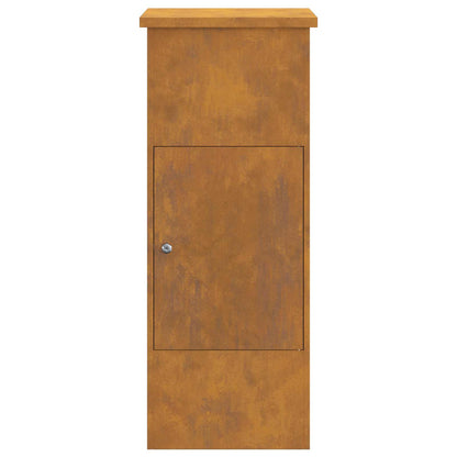 Cassetta per pacchi con porta Ruggine 44,5 x 29 x 110,5 cm | homemem39