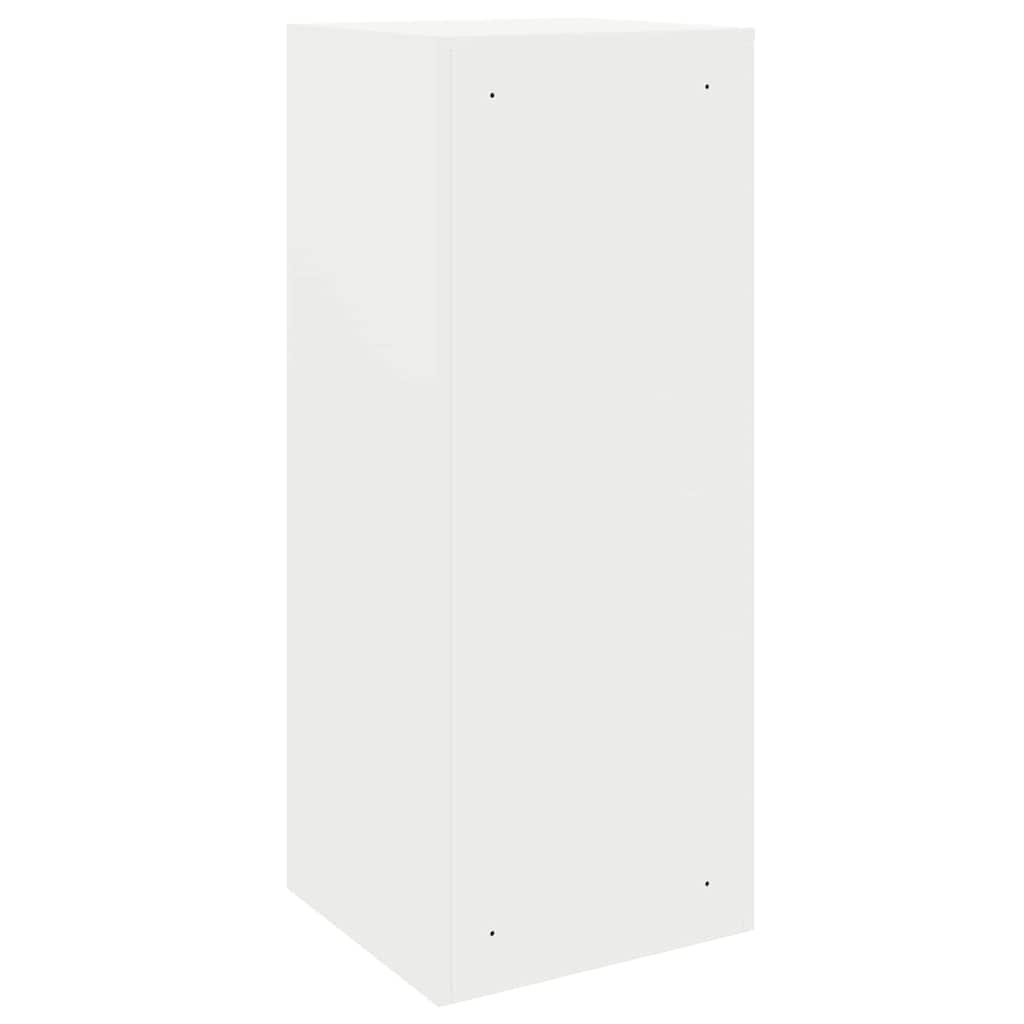 Cassetta per pacchi con porta Bianco 41 x 38 x 103 cm Acciaio