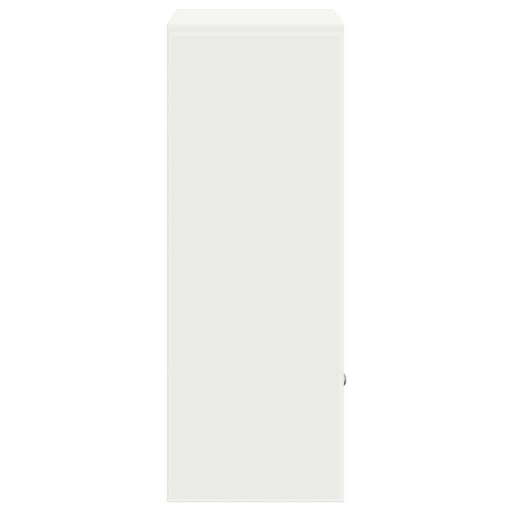 Cassetta per pacchi con porta Bianco 41 x 38 x 103 cm Acciaio