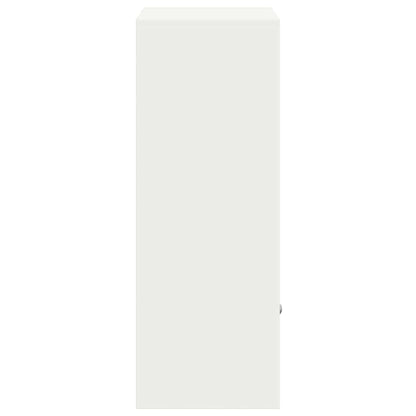 Cassetta per pacchi con porta Bianco 41 x 38 x 103 cm Acciaio
