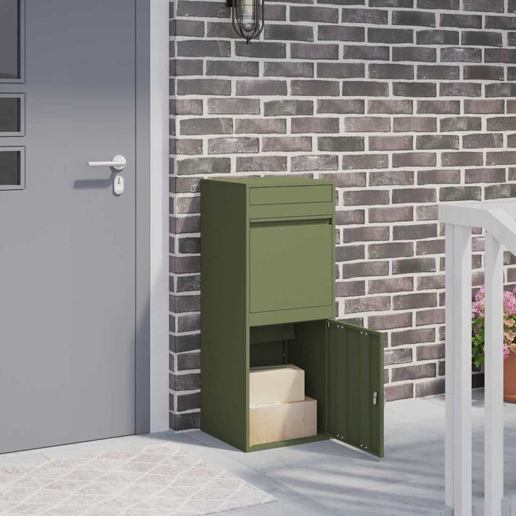 Cassetta per pacchi Oliver verde 41 x 38 x 103 cm Acciaio