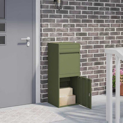 Cassetta per pacchi Oliver verde 41 x 38 x 103 cm Acciaio