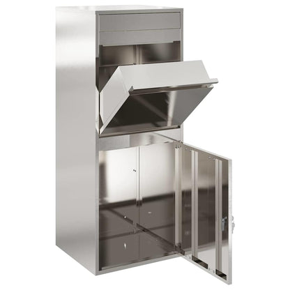 Cassetta per pacchi con archiviazione Argento 47,5 x 38 x 59 cm | homemem39