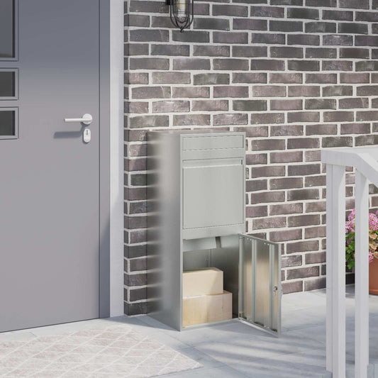 Cassetta per pacchi Argento 47,5 x 38 x 59 cm Acciaio zincato | homemem39