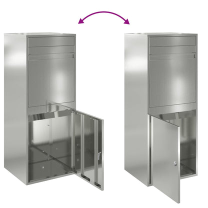 Cassetta per pacchi Argento 47,5 x 38 x 59 cm Acciaio zincato | homemem39