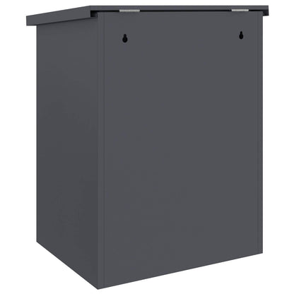 Cassetta per pacchi Antracite 47.5 x 38 x 59 cm Acciaio | homemem39