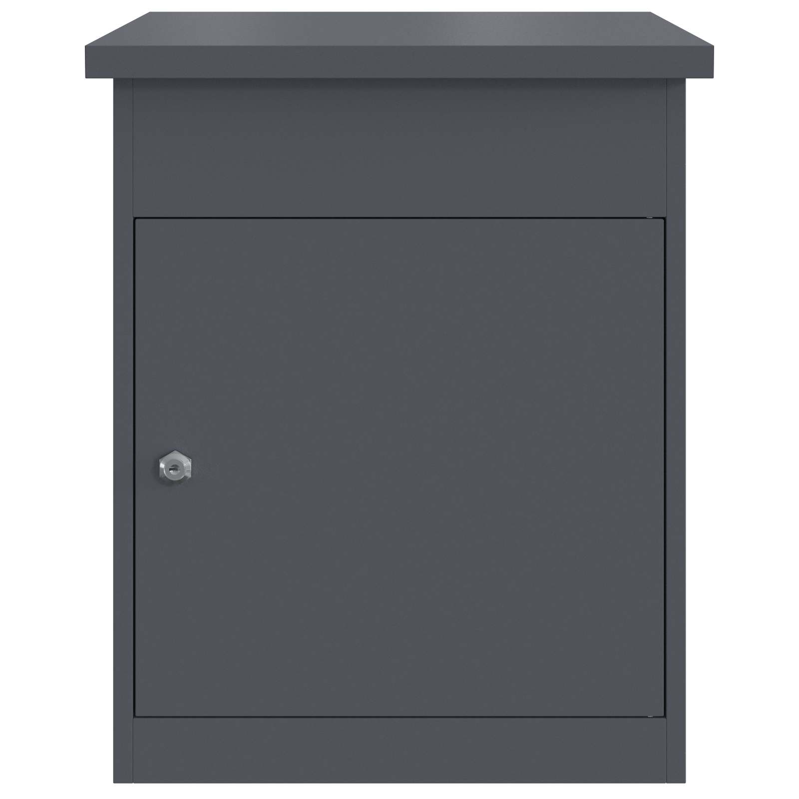 Cassetta per pacchi Antracite 47.5 x 38 x 59 cm Acciaio | homemem39