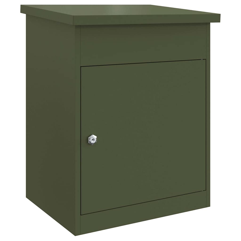 Cassetta per pacchi Oliver verde 47.5 x 38 x 59 cm Acciaio | homemem39