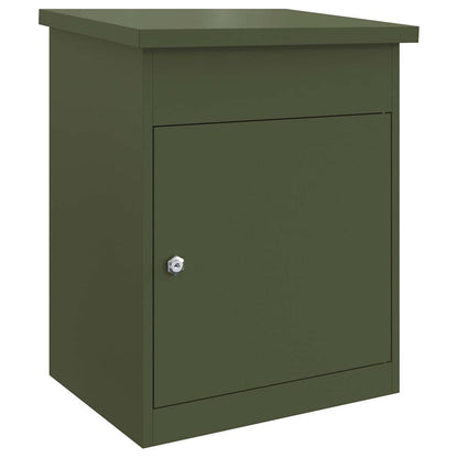 Cassetta per pacchi Oliver verde 47.5 x 38 x 59 cm Acciaio | homemem39