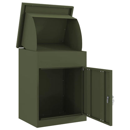 Cassetta per pacchi Oliver verde 47.5 x 38 x 59 cm Acciaio | homemem39