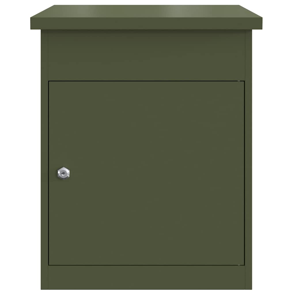Cassetta per pacchi Oliver verde 47.5 x 38 x 59 cm Acciaio | homemem39