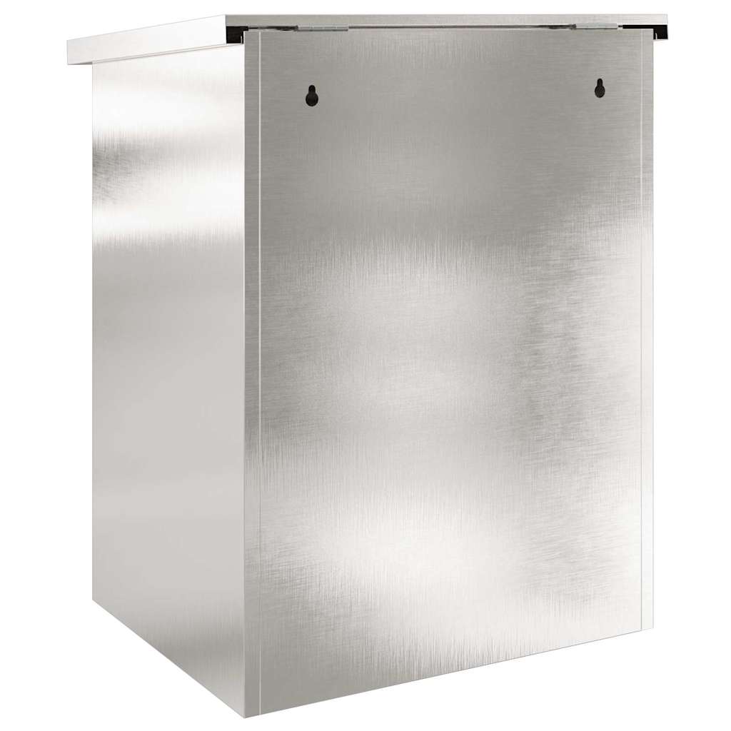 Cassetta per pacchi con archiviazione Argento 47,5 x 38 x 59 cm | homemem39