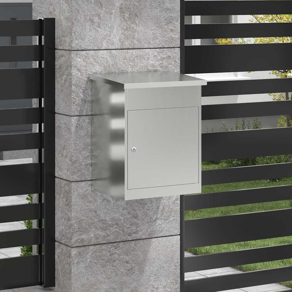 Cassetta per pacchi Nero 47.5 x 38 x 59 cm Acciaio zincato