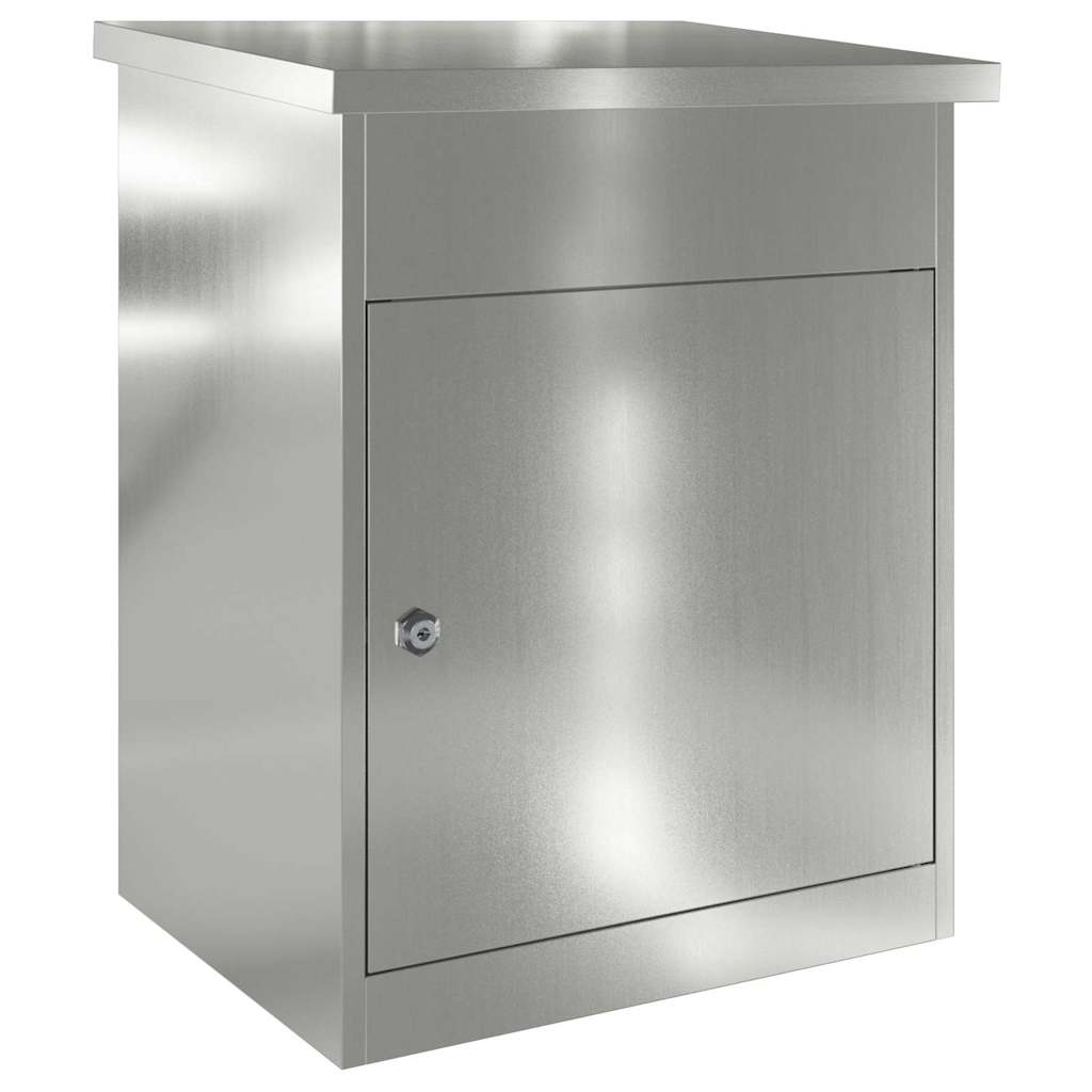 Cassetta per pacchi Nero 47.5 x 38 x 59 cm Acciaio zincato | homemem39