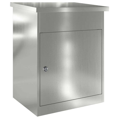 Cassetta per pacchi Nero 47.5 x 38 x 59 cm Acciaio zincato