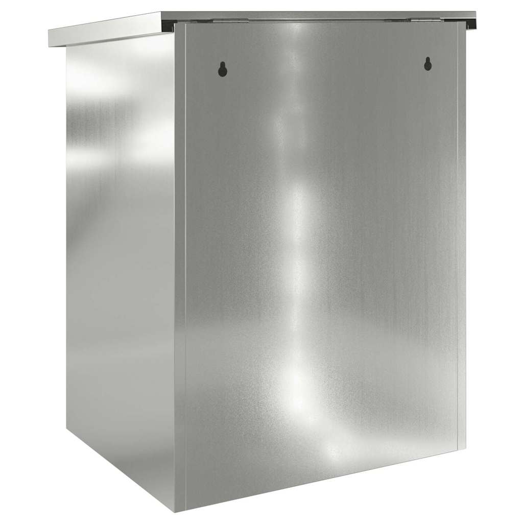 Cassetta per pacchi Nero 47.5 x 38 x 59 cm Acciaio zincato