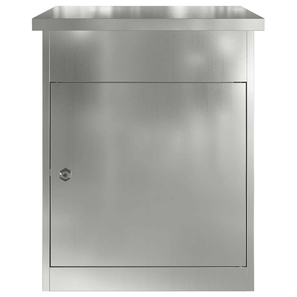 Cassetta per pacchi Nero 47.5 x 38 x 59 cm Acciaio zincato | homemem39