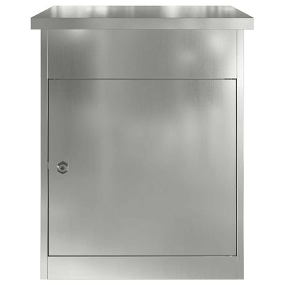 Cassetta per pacchi Nero 47.5 x 38 x 59 cm Acciaio zincato