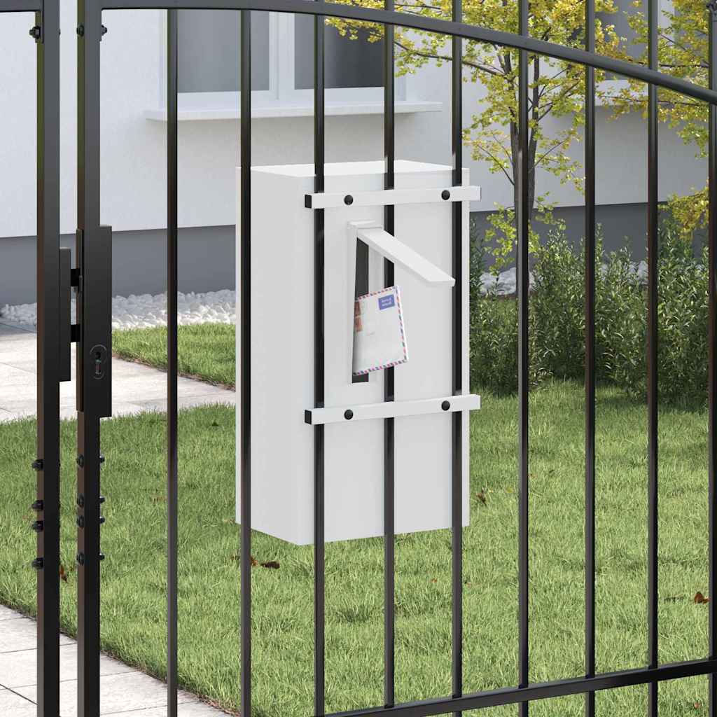 cassetta postalepastkastei Bianco 30 x 20 x 55 cm Acciaio | homemem39