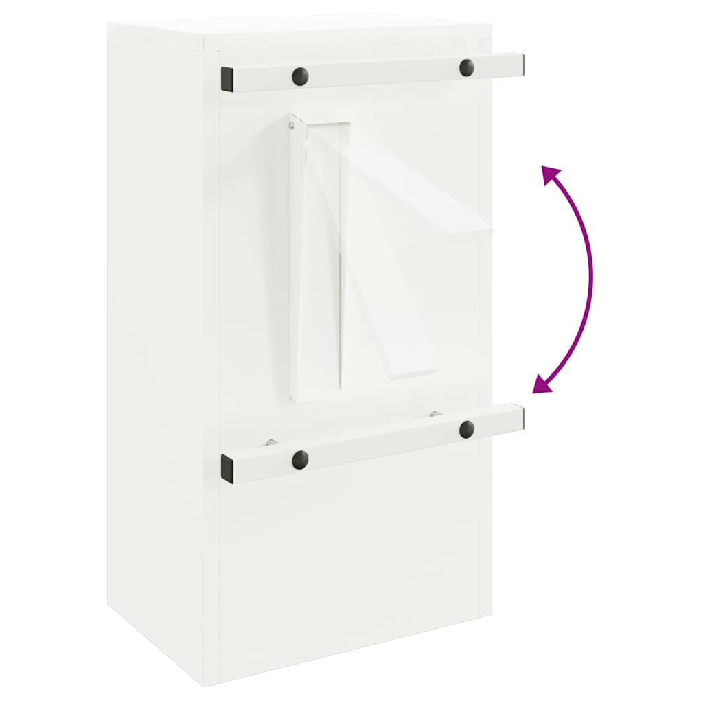 cassetta postalepastkastei Bianco 30 x 20 x 55 cm Acciaio | homemem39