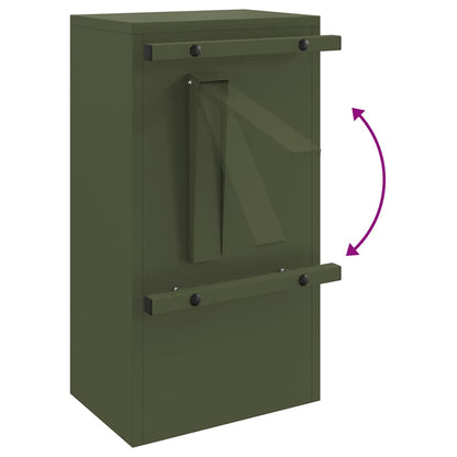 cassetta postalepastkastei Oliver verde 30 x 20 x 55 cm Acciaio