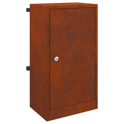 cassetta postalepastkastei con porta Ruggine 30 x 20 x 55 cm | homemem39