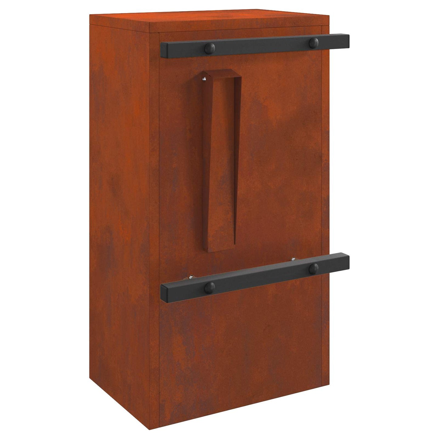 cassetta postalepastkastei con porta Ruggine 30 x 20 x 55 cm | homemem39