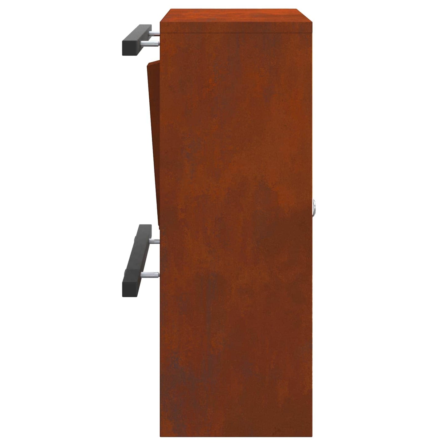 cassetta postalepastkastei con porta Ruggine 30 x 20 x 55 cm | homemem39