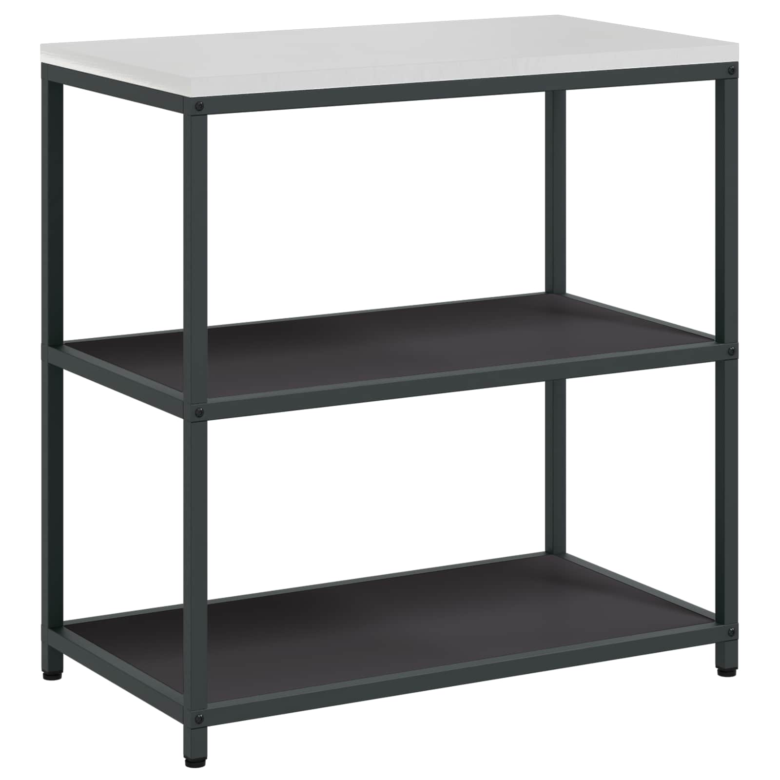 Stoccaggio in cucina HATTEM Nero 90 x 50 x 92 cm Acciaio | homemem39