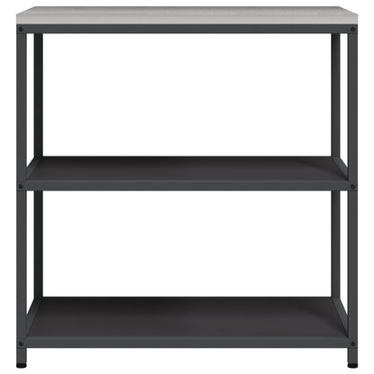 Stoccaggio in cucina HATTEM Nero 90 x 50 x 92 cm Acciaio