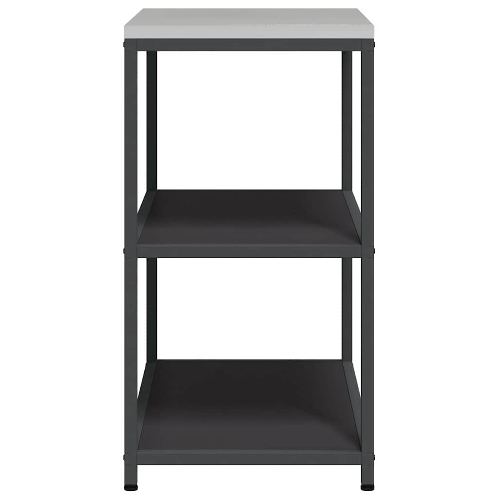 Stoccaggio in cucina HATTEM Nero 90 x 50 x 92 cm Acciaio