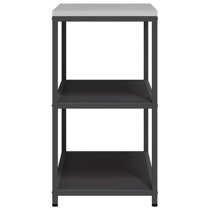 Stoccaggio in cucina HATTEM Nero 90 x 50 x 92 cm Acciaio
