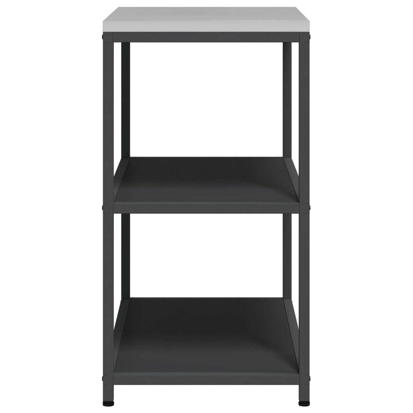 Stoccaggio in cucina HATTEM Nero 90 x 50 x 92 cm Acciaio