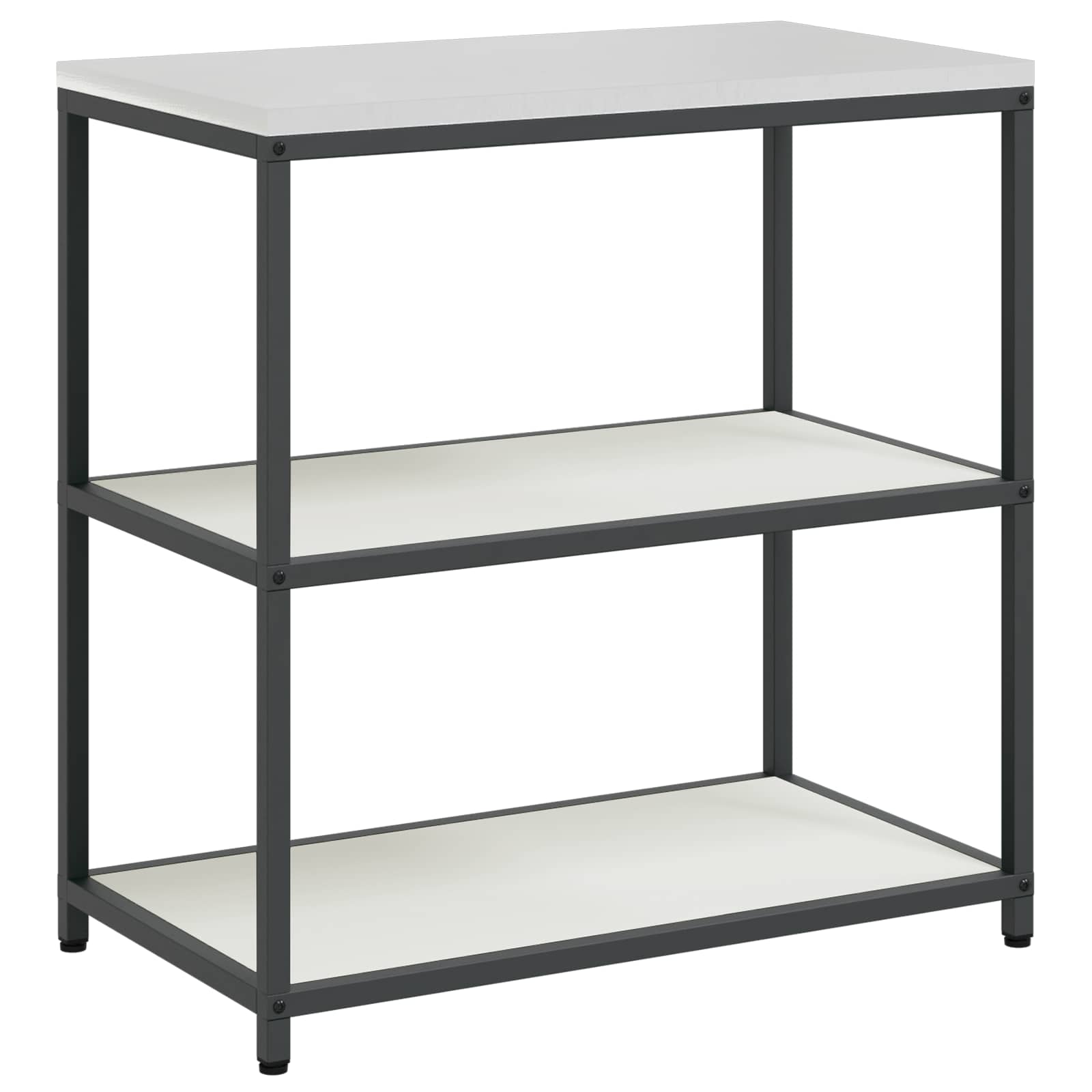Stoccaggio in cucina HATTEM Bianco 90 x 50 x 92 cm Acciaio | homemem39