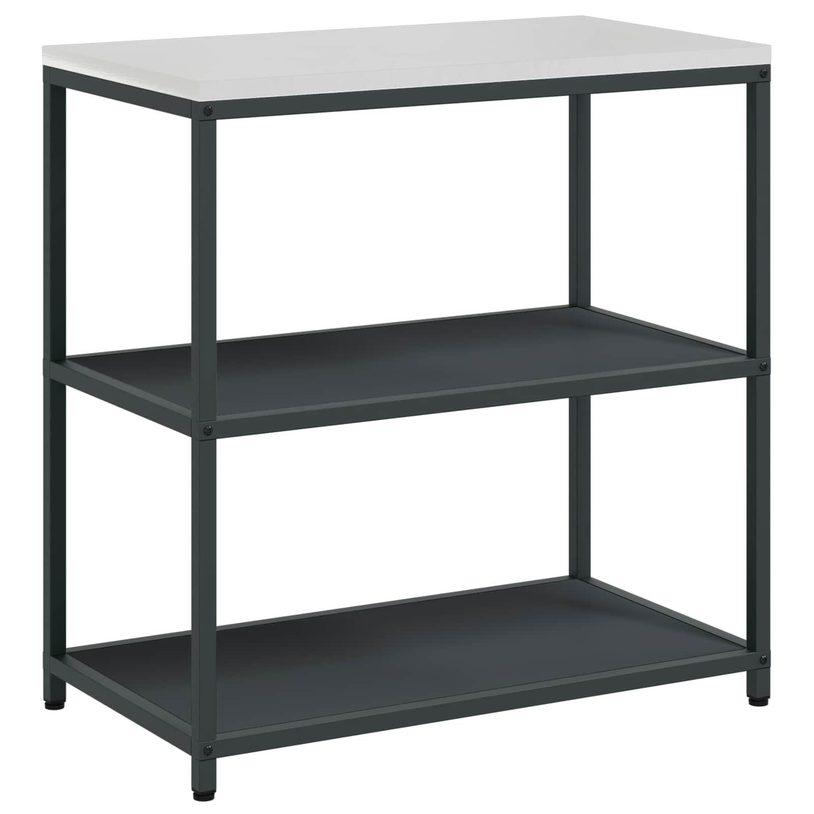 Stoccaggio in cucina HATTEM Antracite 90 x 50 x 92 cm Acciaio | homemem39
